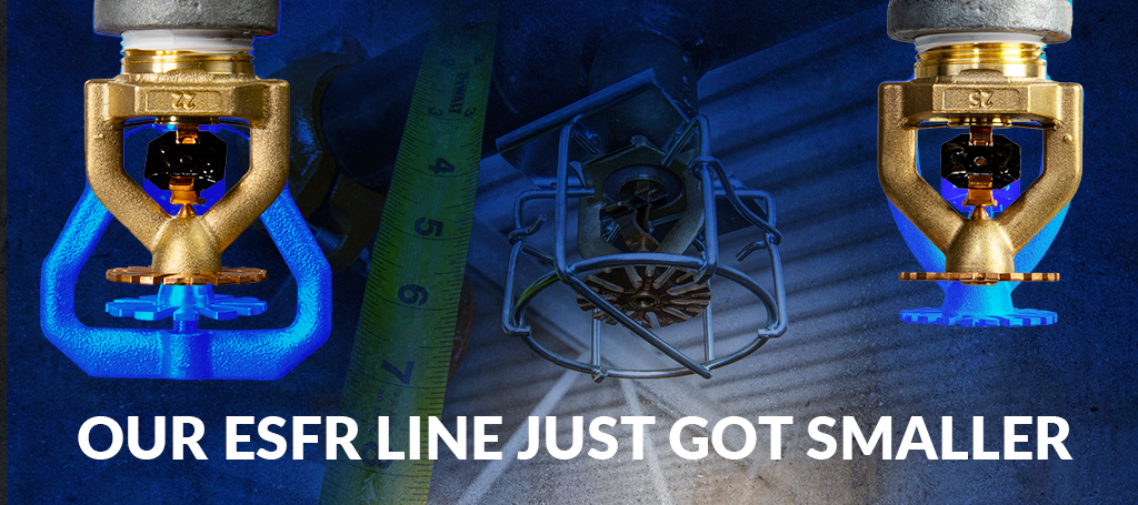Reliable ESFR just got smaller compares the old and new sprinklers